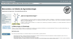 Desktop Screenshot of agrometeorologia.criba.edu.ar